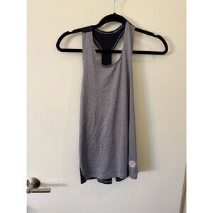 NWT Horseware Ireland Heather Gray and Navy Equestrian Racerback Tank Top